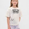 Camiseta gráfica extragrande para niños