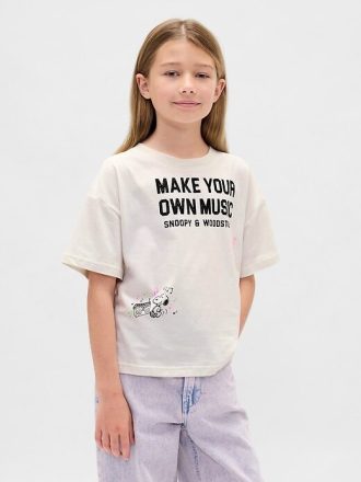 Camiseta gráfica extragrande para niños