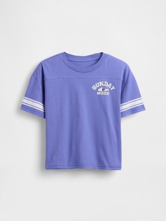 Camiseta gráfica extragrande para niños
