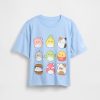 Camiseta gráfica extragrande para niños