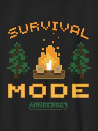 Camiseta gráfica infantil de Minecraft Survival Mode