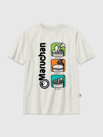 Camiseta gráfica pop art de Maruchan para niños