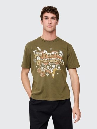 Camiseta gráfica relajada de Tom Petty y los Rompecorazones