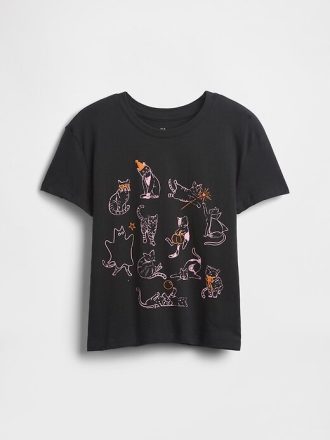 Camiseta gráfica relajada para niños