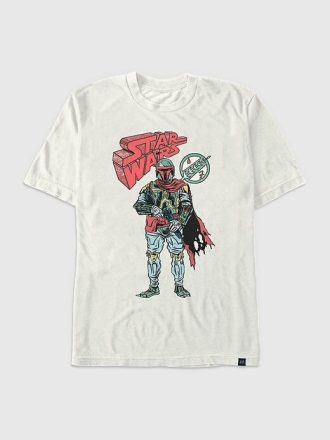 Camiseta gráfica vintage de Boba Fett de Star Wars