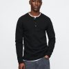 Camiseta Henley de punto doble Camiseta Henley de punto doble