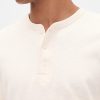 Camiseta Henley de punto doble Camiseta Henley de punto doble