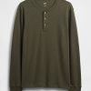Camiseta Henley de punto doble Camiseta Henley de punto doble
