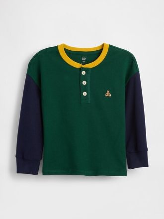 Camiseta Henley para bebés y niños pequeños