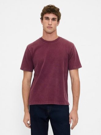 Camiseta holgada de peso pesado para adultos