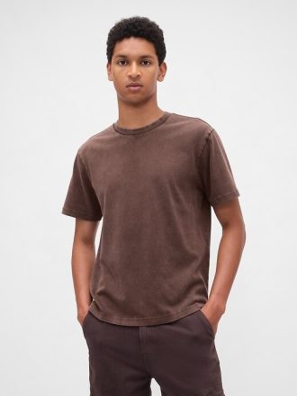 Camiseta holgada de peso pesado para adultos