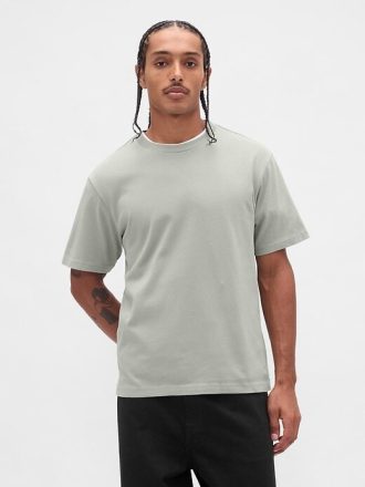 Camiseta holgada de peso pesado para adultos