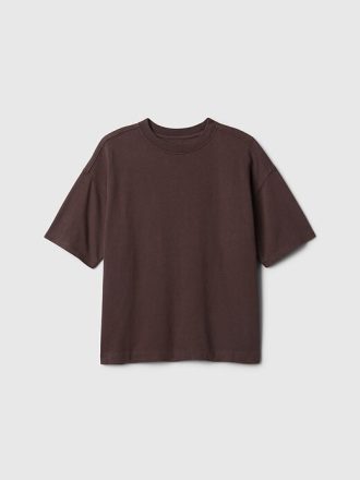 Camiseta holgada de peso pesado para niños