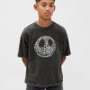Camiseta infantil con calavera de Gap × Disney de Tim Burton, Pesadilla antes de Navidad Camiseta infantil con calavera de Gap × Disney de Tim Burton, Pesadilla antes de Navidad