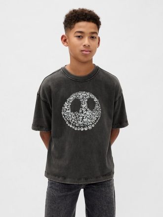 Camiseta infantil con calavera de Gap × Disney de Tim Burton, Pesadilla antes de Navidad
