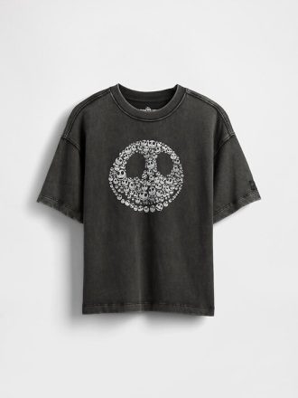 Camiseta infantil con calavera de Gap × Disney de Tim Burton, Pesadilla antes de Navidad