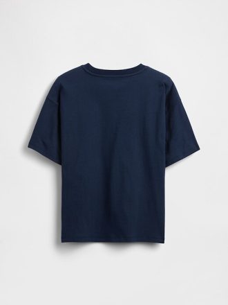 Camiseta infantil con logotipo gráfico relajado