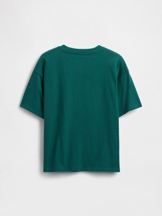 Camiseta infantil con logotipo gráfico relajado