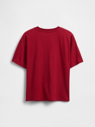 Camiseta infantil con logotipo gráfico relajado