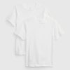 Camiseta interior de algodón orgánico para niños (paquete de 2)