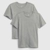 Camiseta interior de algodón orgánico para niños (paquete de 2) Camiseta interior de algodón orgánico para niños (paquete de 2)