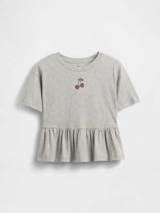 Camiseta peplum gráfica para niños Camiseta peplum gráfica para niños