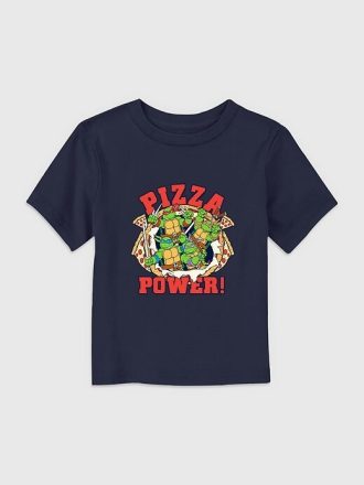 Camiseta Pizza Power de las Tortugas Ninja Adolescentes Mutantes para niños pequeños