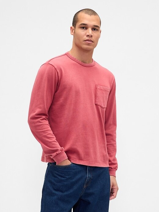 Camiseta relajada de peso pesado Camiseta relajada de peso pesado