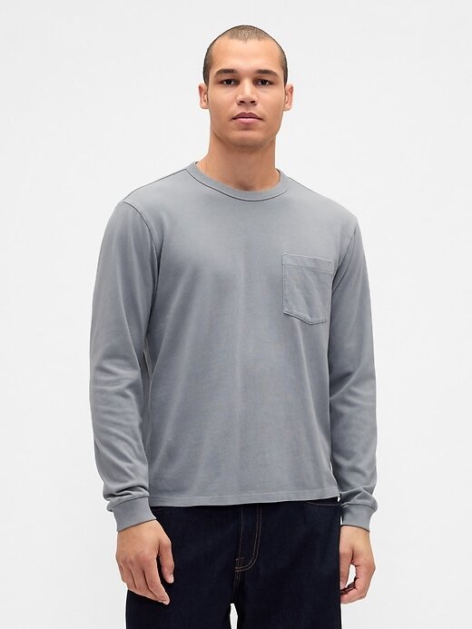 Camiseta relajada de peso pesado Camiseta relajada de peso pesado
