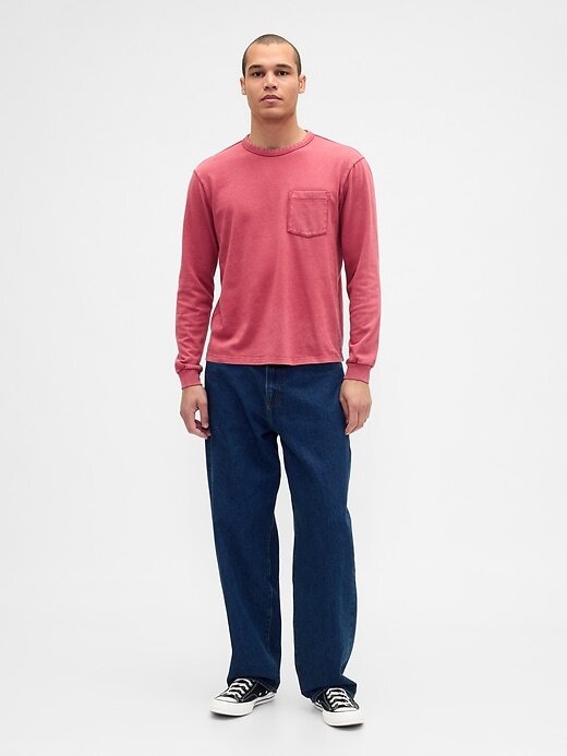 Camiseta relajada de peso pesado Camiseta relajada de peso pesado