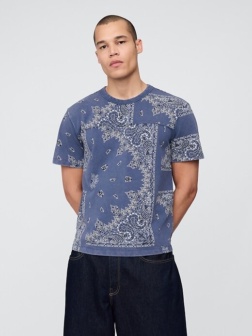 Camiseta relajada de piqué Camiseta relajada de piqué