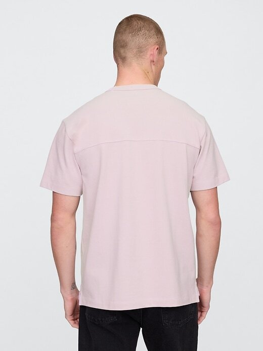 Camiseta relajada de piqué Camiseta relajada de piqué
