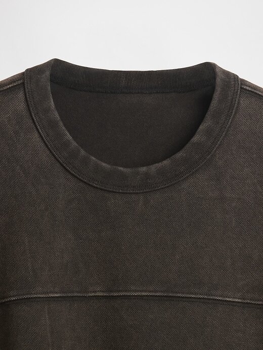 Camiseta relajada de piqué Camiseta relajada de piqué