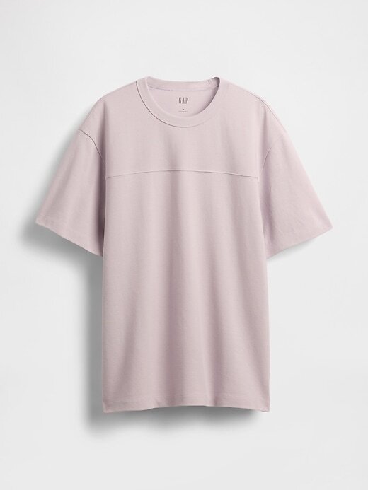 Camiseta relajada de piqué Camiseta relajada de piqué