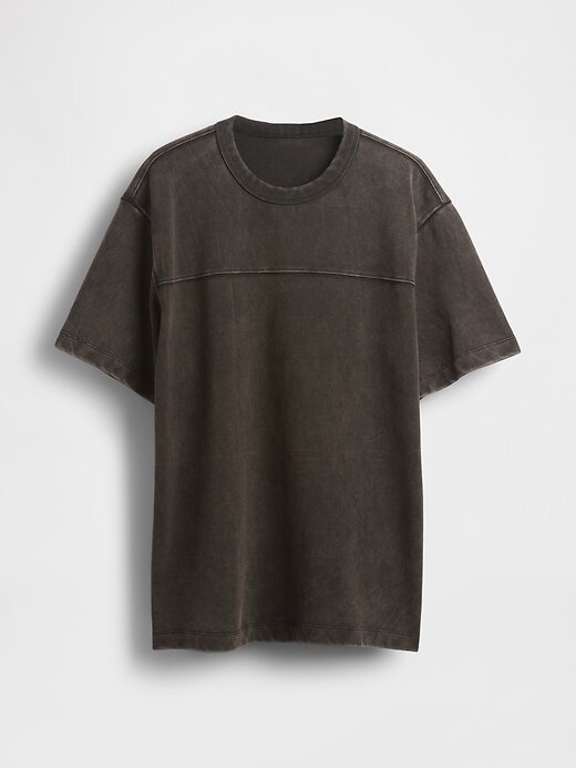 Camiseta relajada de piqué Camiseta relajada de piqué