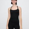 Camiseta sin mangas con espalda nadadora lisa GapFit