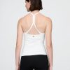 Camiseta sin mangas con espalda nadadora lisa GapFit