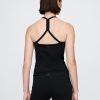 Camiseta sin mangas con espalda nadadora lisa GapFit