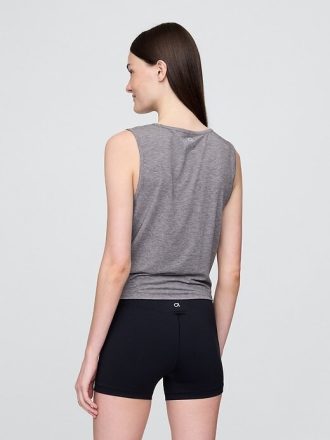 Camiseta sin mangas con parte delantera torcida GapFit Breathe