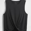 Camiseta sin mangas con parte delantera torcida GapFit Breathe