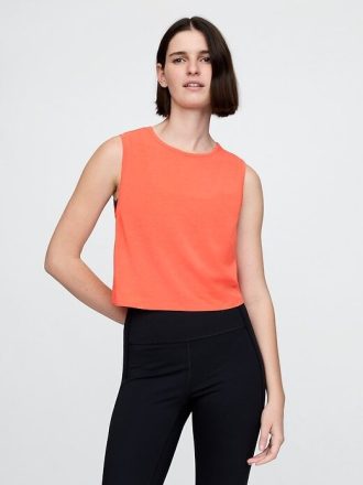 Camiseta sin mangas corta y musculosa GapFit Breathe