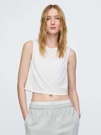 Camiseta sin mangas corta y musculosa GapFit Breathe