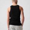 Camiseta sin mangas de canalé (paquete de 2)