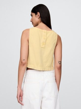 Camiseta sin mangas de mezclilla ultra suave