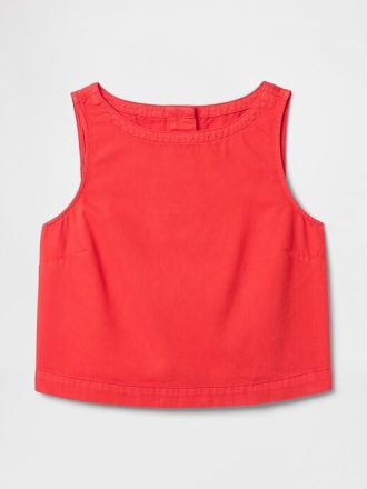 Camiseta sin mangas de mezclilla ultra suave