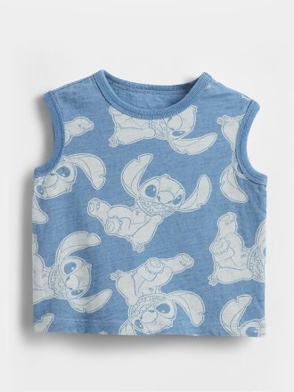 Camiseta sin mangas gráfica para bebé y niño pequeño de Lilo y Stitch