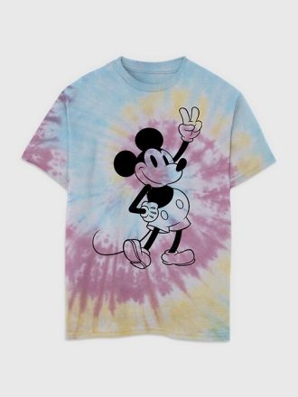 Camiseta teñida de Mickey para niños