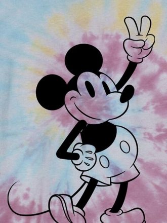 Camiseta teñida de Mickey para niños
