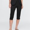 Capris de punto doble y tiro alto Capris de punto doble y tiro alto