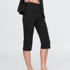 Capris de punto doble y tiro alto Capris de punto doble y tiro alto